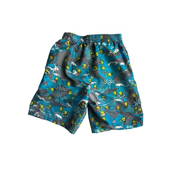 Boys Nike Swim Volley Trunks/Shorts, Two Pair, Medium, Lined, 8" inseam, Youth - Picture 3 of 8